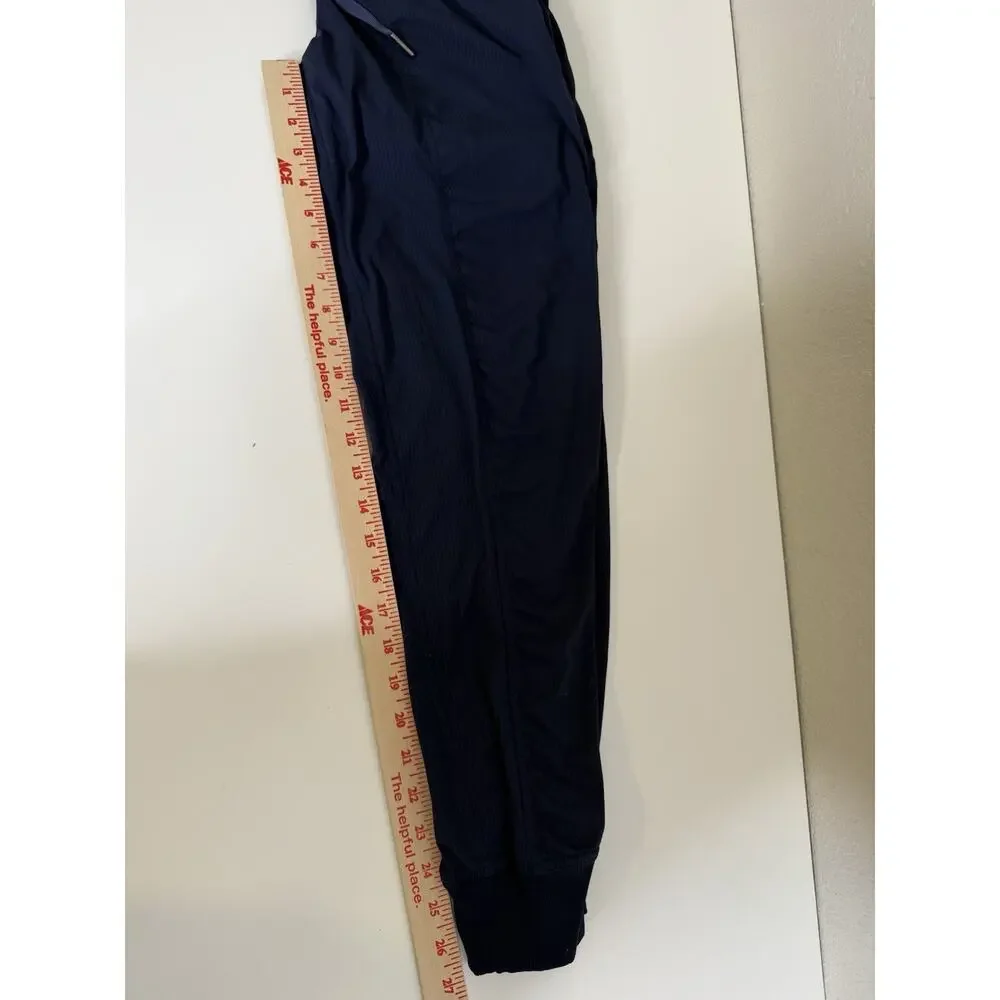 LULULEMON Dance Studio Pants Mid Rise Crop Joggers Size 6 Blue 27” Inseam